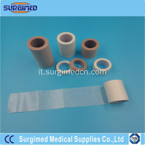 Nastro adesivo medico (nastro adesivo trasparente in PE/cotone/seta/non tessuto/ossido di zinco)